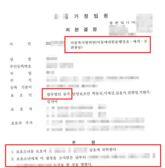 중학교성희롱 성공사례 | 성적 발언 일삼아 신고된 중학생 1, 2호 보호처분 종결 사건